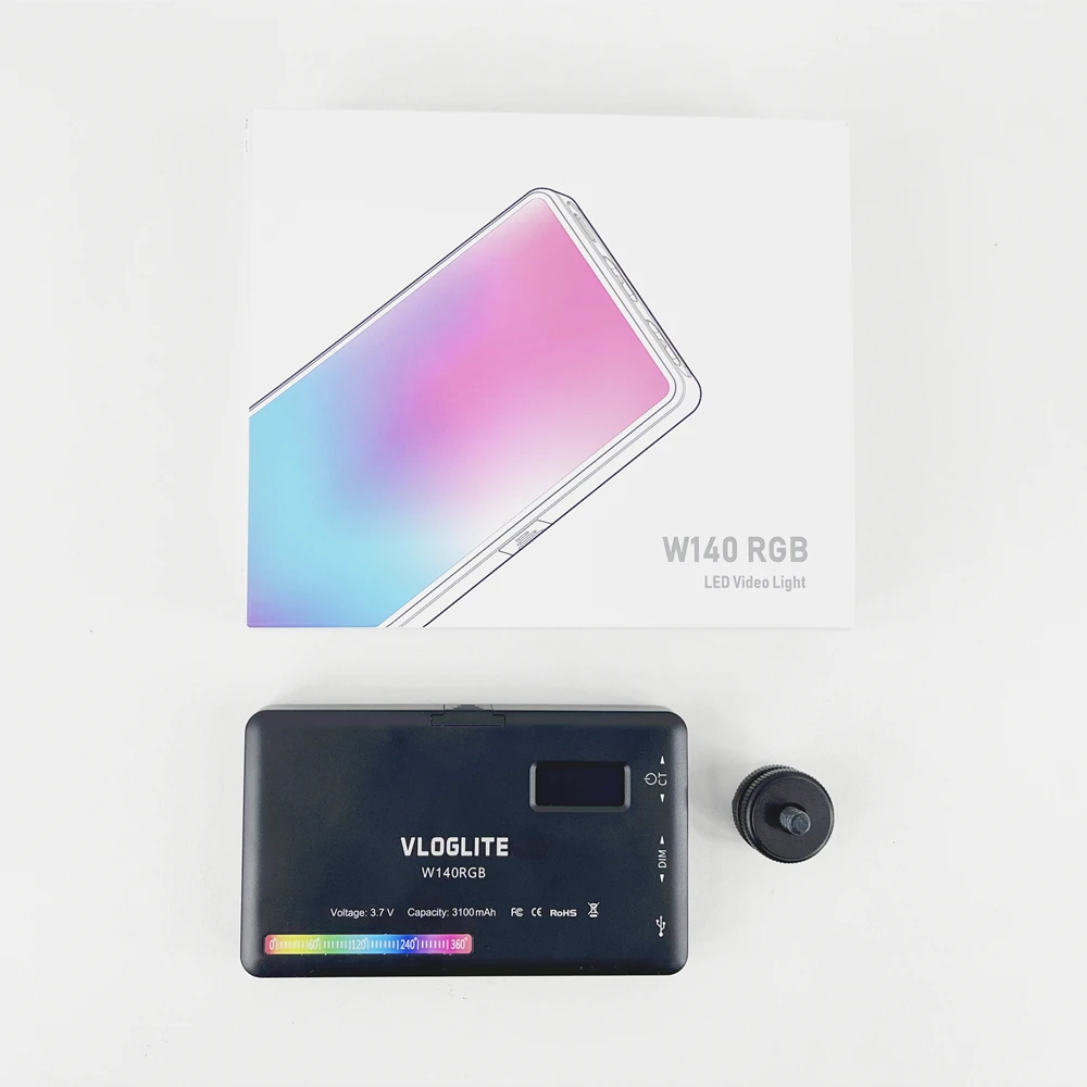 Mini RGB Camera Video Light 8W 3100mAh Rechargeable Battery LED Camera Accessories Light Kit for Photography Studio Shooting.jpg