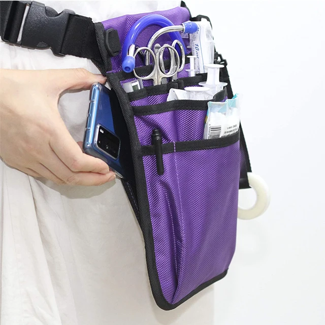 Factory OEM Nurse Fanny Pack  Upgrade Nurse Bag  Organize Belt Waist Bag Pouch