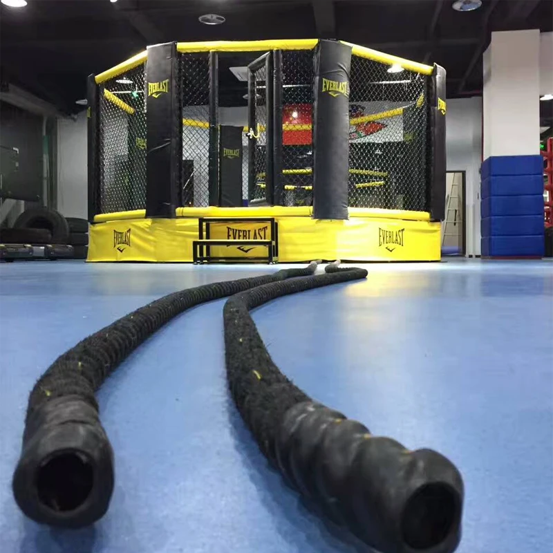 YIWU 5*5*0 5 м распродажа напольная Боевая клетка для ММА использованная боксерская тайского бокса восьмиугольная