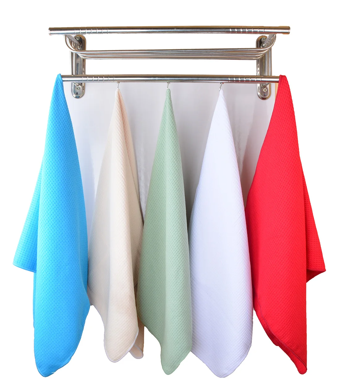 Thick Reusable Absorbent  Microfiber Waffle Woven Custom Cleaning Dish Towel Kitchen Cloth