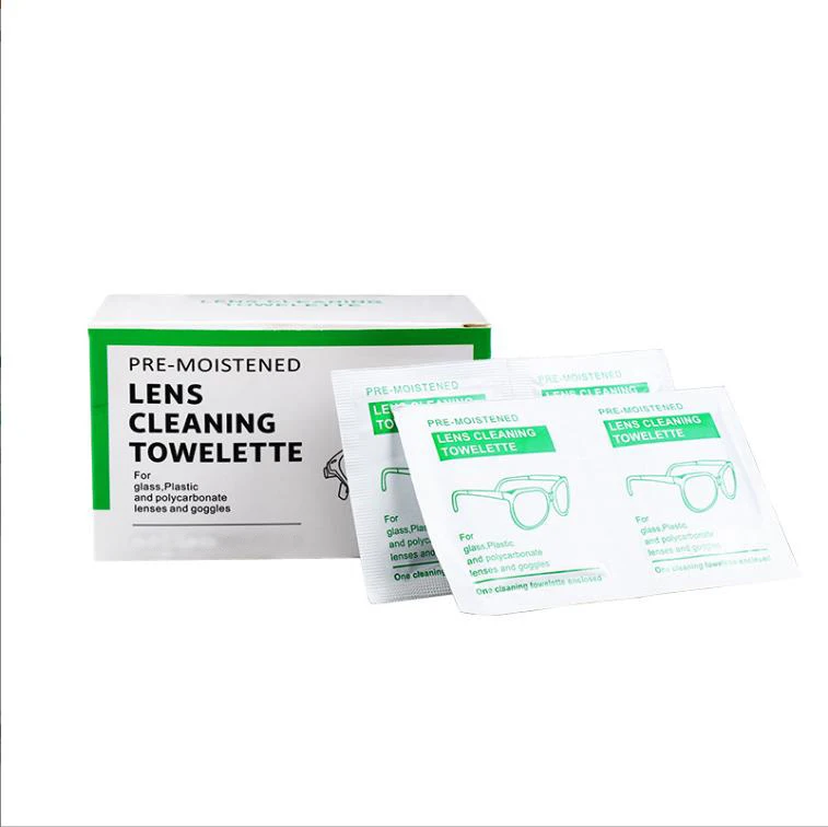 2022 New Screen Cleaning Wet Tissue Lens Cleaning Wet Wipes For Eye Glasses with Display Box