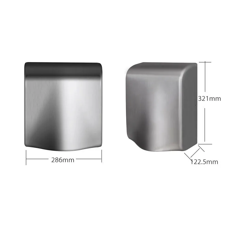 220V/110V mini hand dyer commerical brushed hand dryer