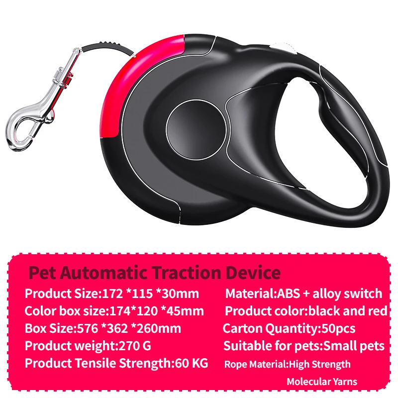 Wholesale Pet Automatic Retract Leash Outdoor Large Dog Explosion-proof Punch Portable Walking Rope Dog Leash