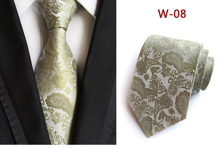 manufacturers supply hot style polyester paisley  flower jacquard fabric men neck Tie