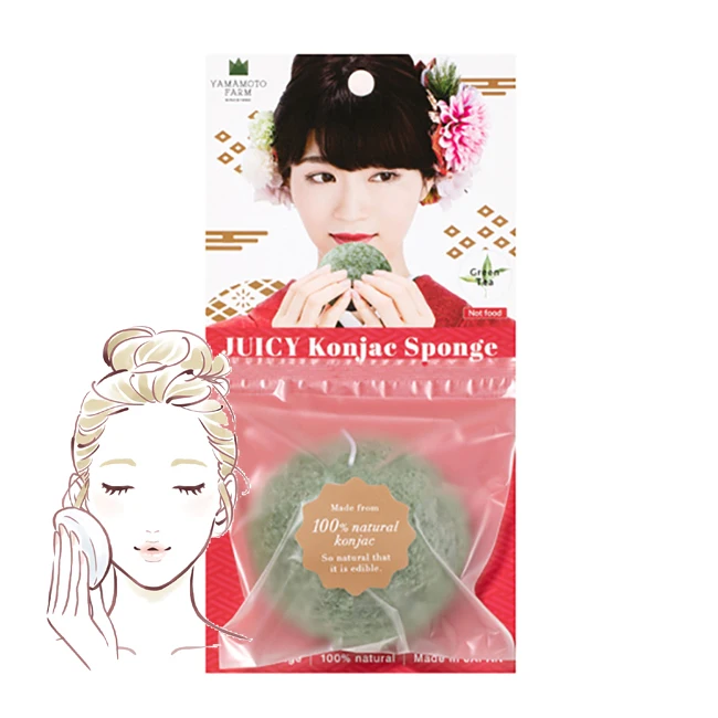
Japanese wholesale natural fiber ingredients konjac natural sponge for healthy skin 