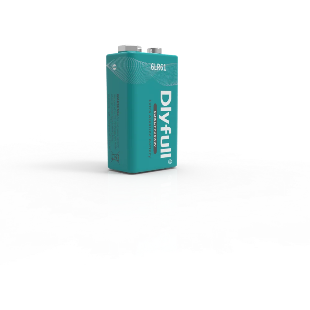 Dlyfull 6LR61 450mAh high quality 9V dry cell battery alkaline battery