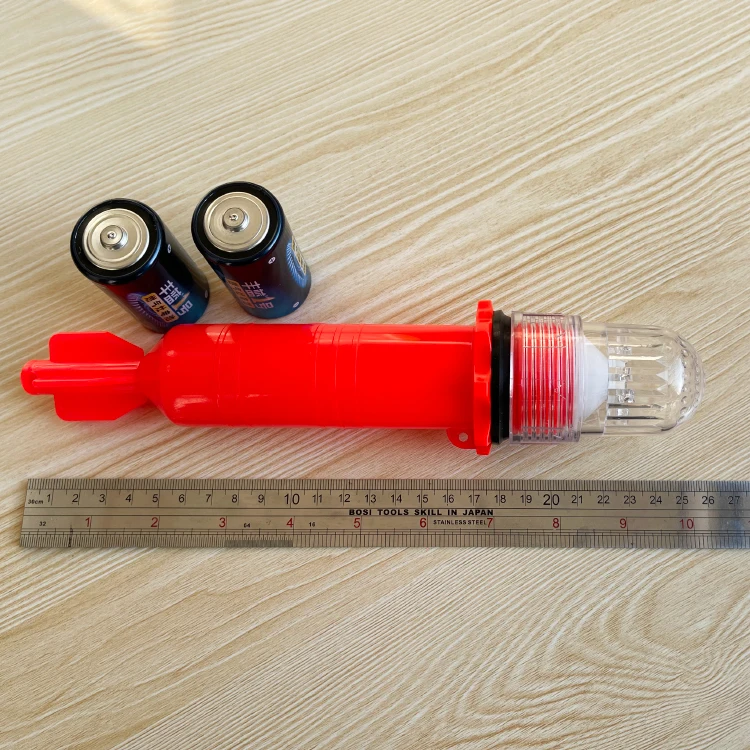 Fishing Lures Light Attract Fish Under Water Fishing Light Underwater Lights 26cm High Power 3V LED Plastic IP67 OEM RED 80 750