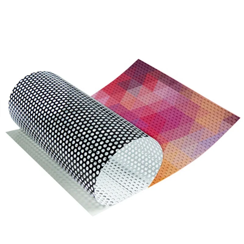 Self-Adhesive One-Way Vision PVC Vinyl Glass Plastic Film Building Window Printa Poster Materials