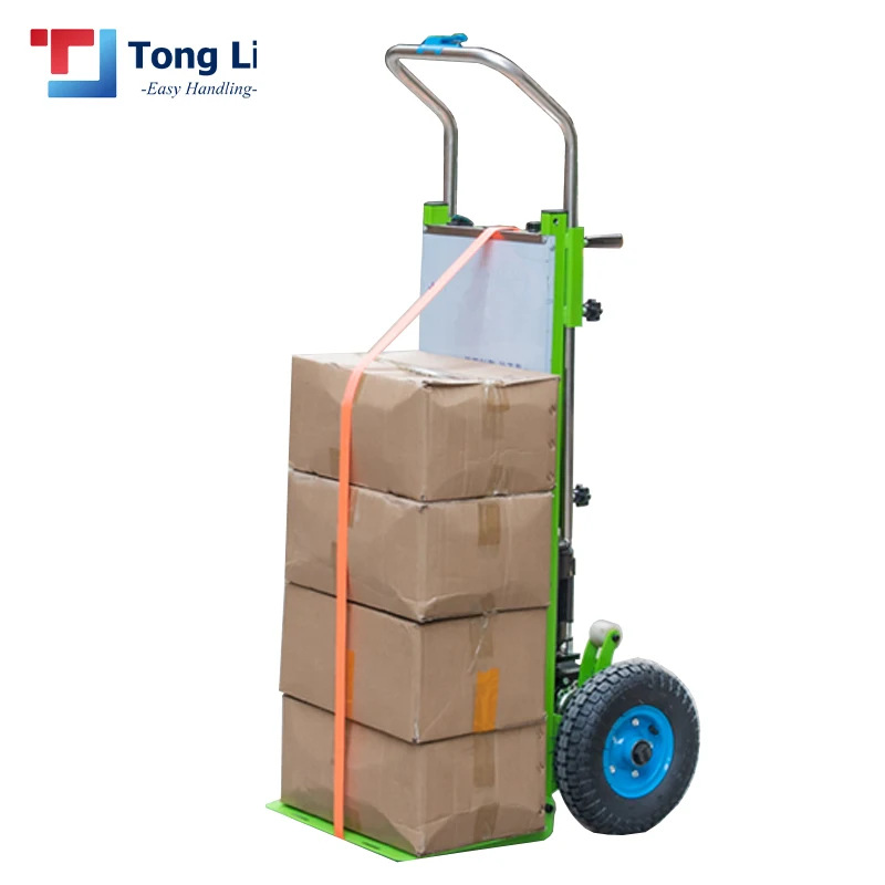 China Heavy Duty Electric Climbing Trolley Electric Stair Climber Dolly Cart Hand Truck Trolley