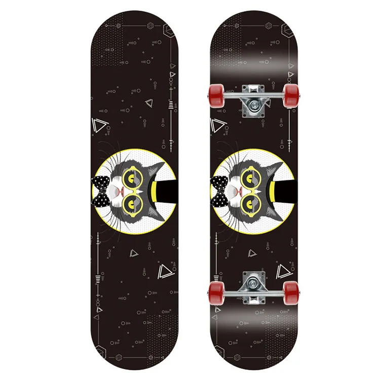 
Fashion Chinese maple veneer street mini skateboard for teens 
