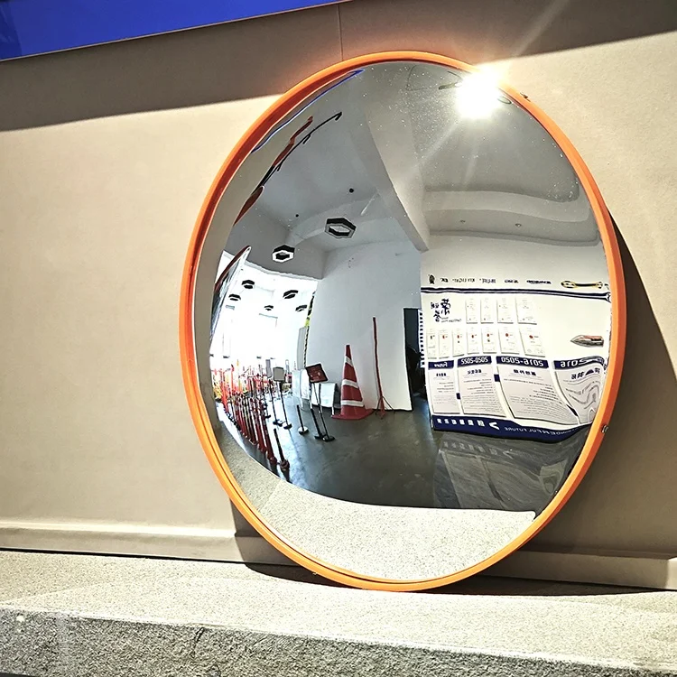 EK 30CM Good Quality Blind Spot Crossroad 130 Degree Vision  Traffic Safety  Convex Mirror Indoor