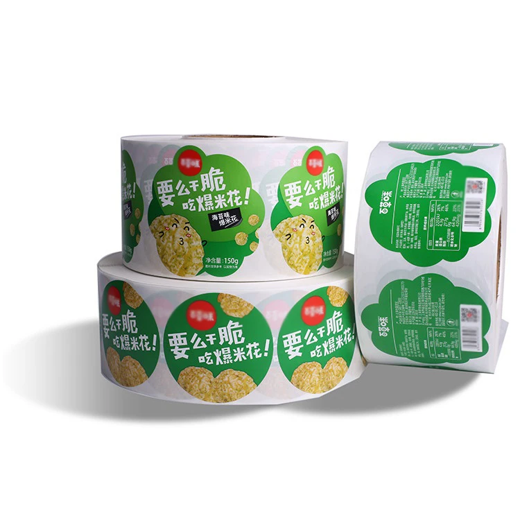 Wholesale customization brand waterproof stickers high self adhesive vinyl sticker