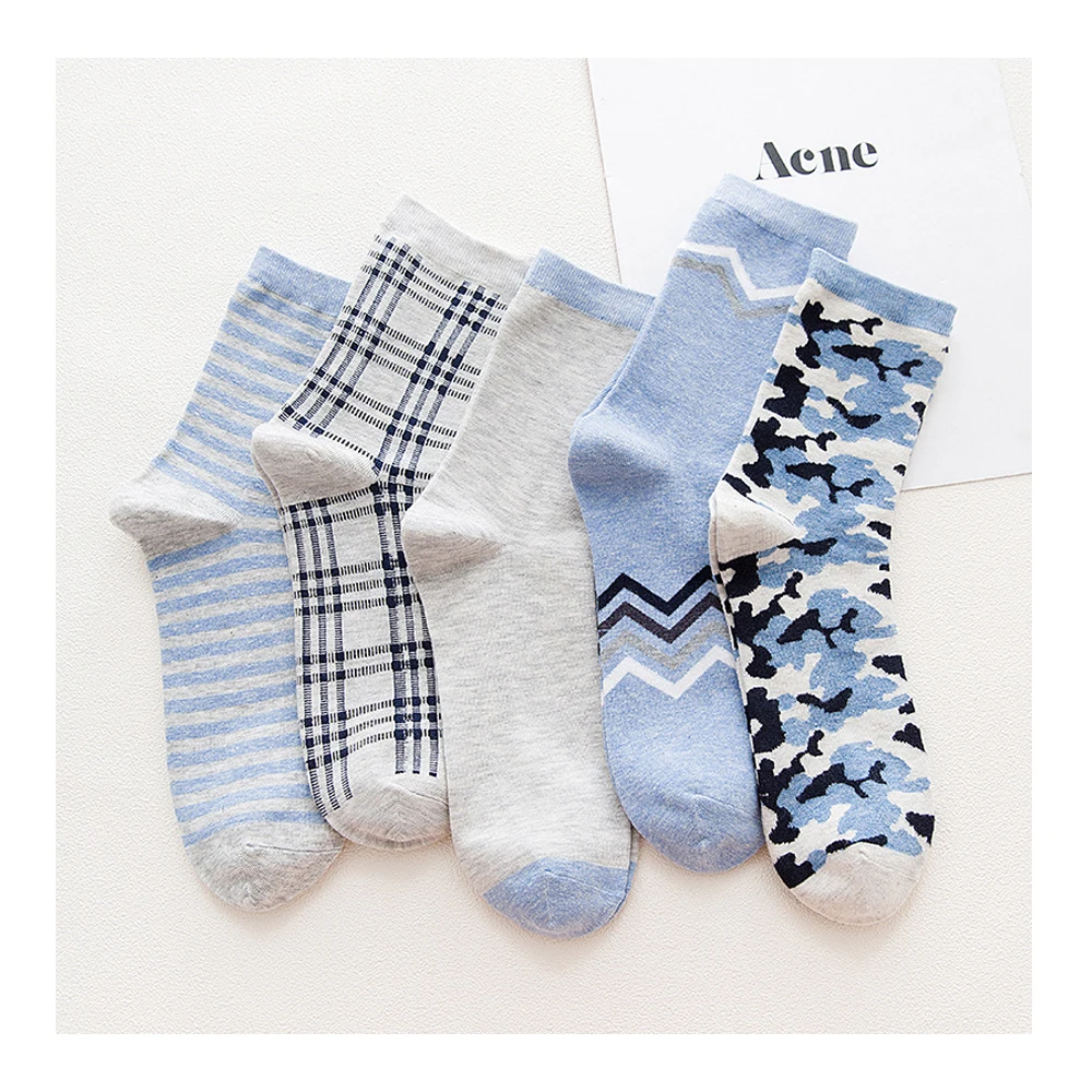  Fashion cotton calcetines dibujos animados custom tube crew designer meias ankle cartoon men