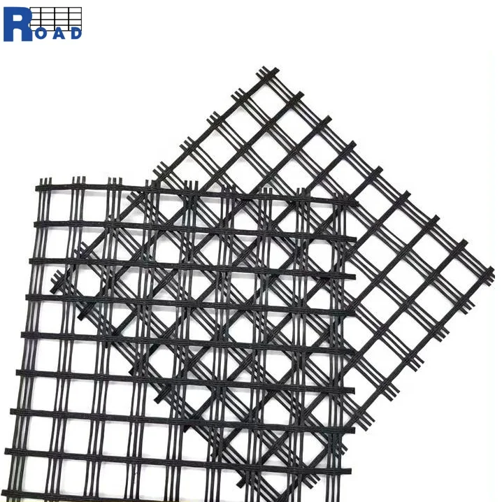 ROAD engineering geogrids low factory price fiberglass geogrid for pavement manufacturer price