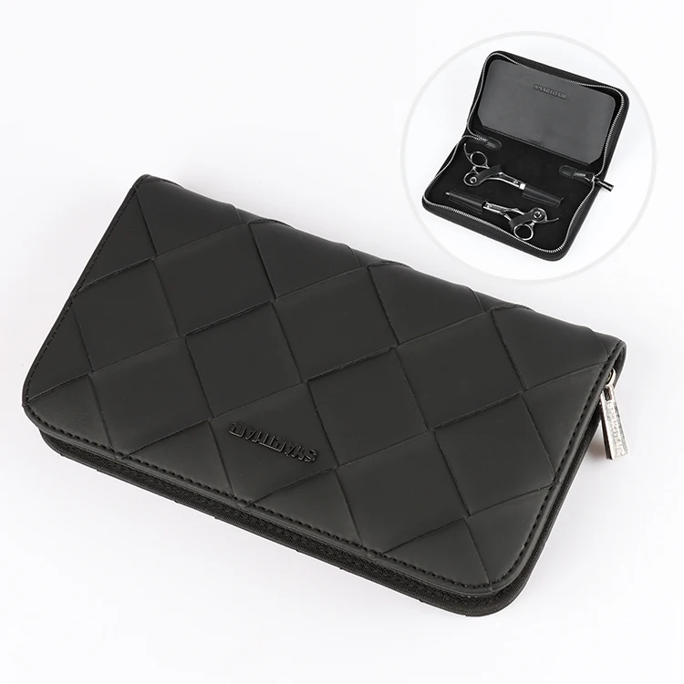 Custom Other Hair Styling Tools Pouch Hairdresser Scissors Bag PU Leather Barber Scissors Bag Case
