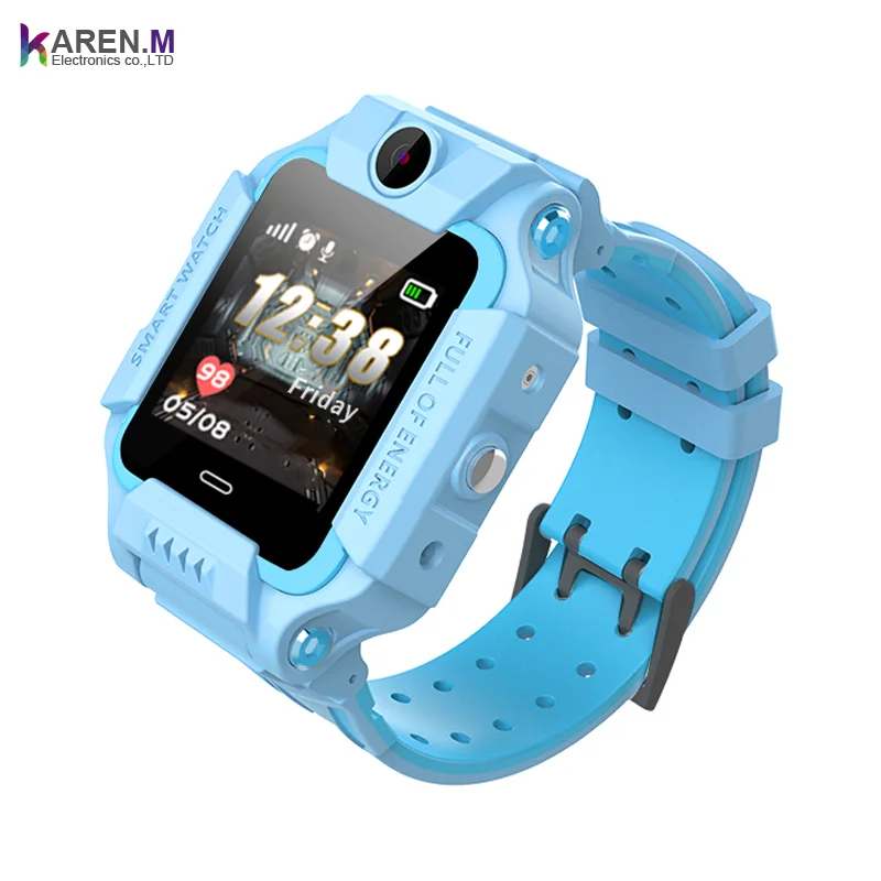 Q19 Kids Smart Watch with Flip Design Dual Camera LBS Location SOS Help 2020 Cheap Child Smart Watch