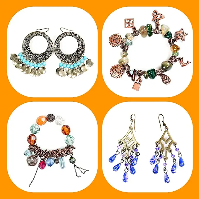 Glass Jewelry Making Kit Beads Craft Set Pony Seed Letter Alphabet DIY Art glass seed beads birthday