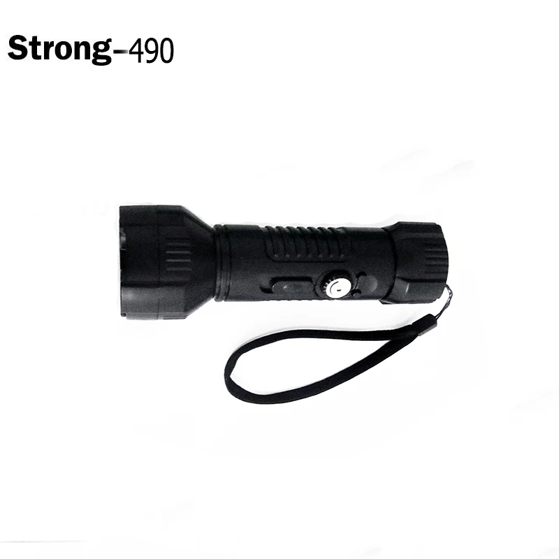 High power led hand crank FM radio flashlight with mobile power function