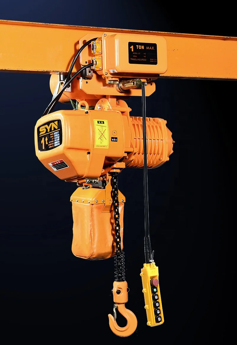 Single Chains electric hoist stage hoist electric chain HHBB Operation electric hoist 2 ton