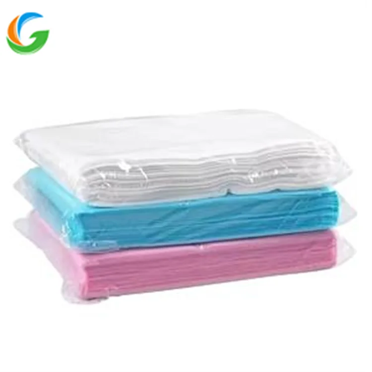 Golden Cheap Waterproof Spa Face Hole Bed Paper Sheets Non-Woven Fabric Fitted Disposable Massage Table Sheet Bed Cover