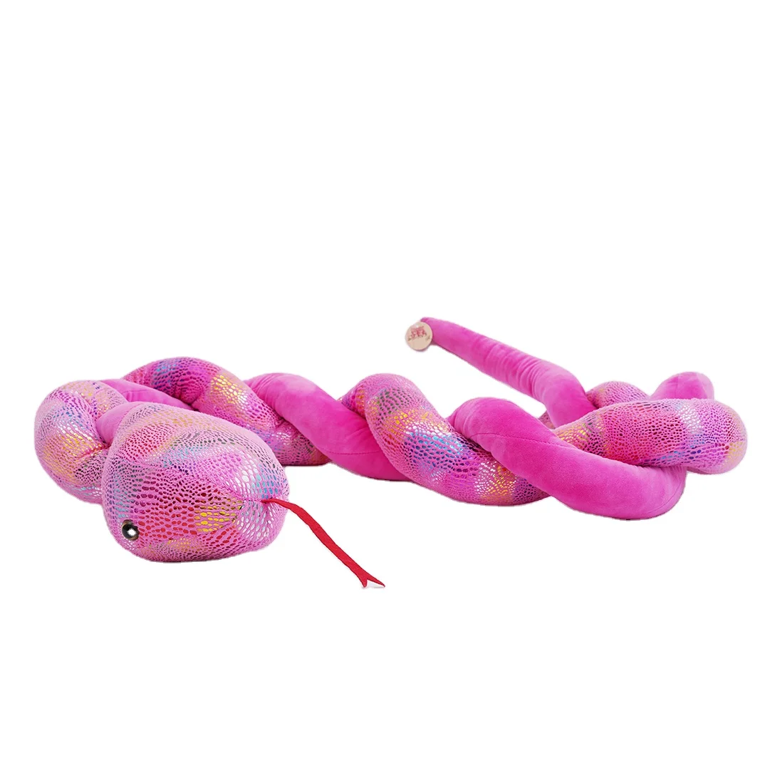 Wholesale Customized hm dolphin anime plush Snake toys handmade soft dolls PP cotton hobbies gifts for Gifts