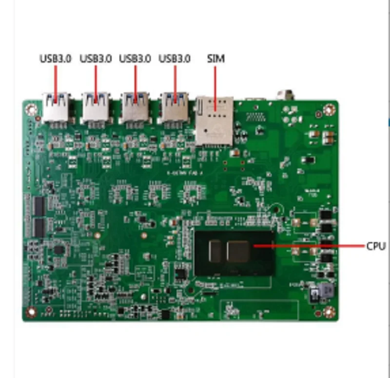PT-U67MV Intel Core i3/i5/i7 processors industrial grade mother board 4 POE,16*GPIO  9~36V  industrial motherboard