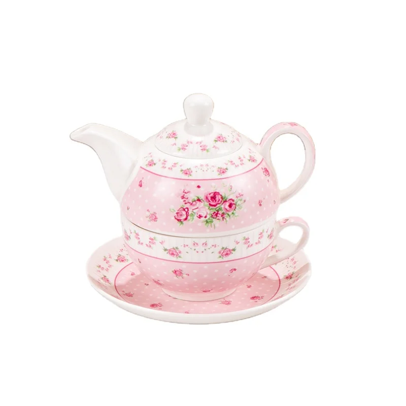 Elegant Retro Pastoral afternoon tea  Single tea pot   British Afternoon teapot set