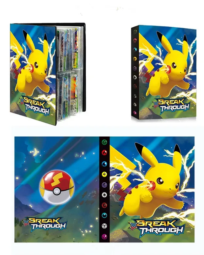 Пикачу элкарта против человечности toploader Ex Коллекционная книга альбом Pokemon держатель