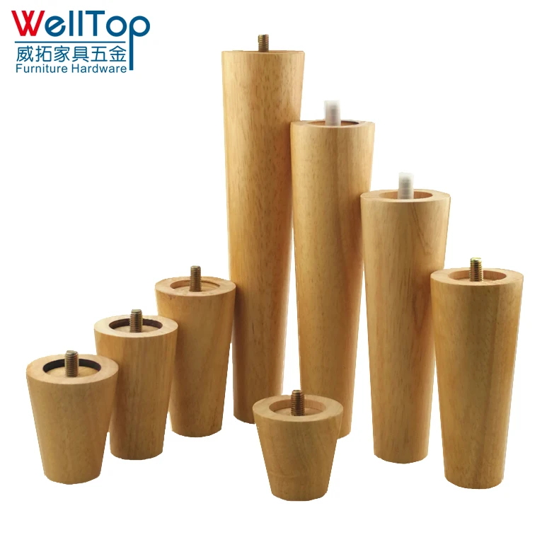 Вэй Tuo изготовленный на заказ мебельная фурнитура деревянные ноги ножка для дивана из массива дерева кровать VT-17.010