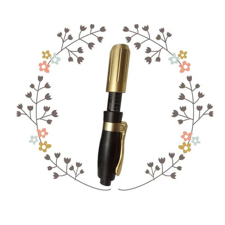 Регулируемый портативный безыгольной Гиалуроновая кислота дермальный наполнитель перо инжектор