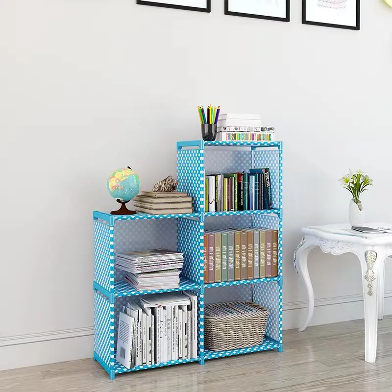 Простой и современный книжный шкаф для спальни