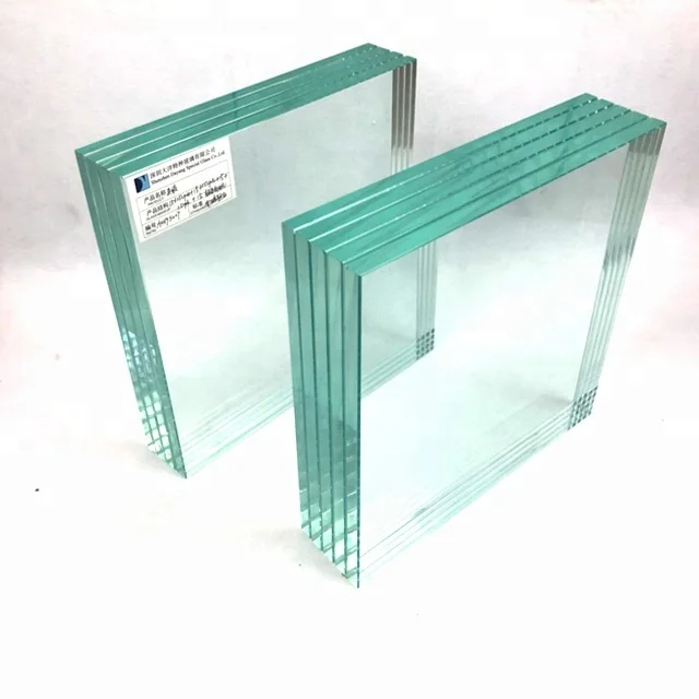 Building Highly Safety door laminated triplex glass Customized size float laminated glass Strong Ultra Clear Laminated Glass