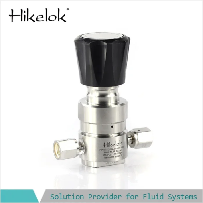 Hikelok 6000psig 1/8in 3/4 in 6mm 8mm sizes ultra- purity  Pressure Reducing Regulators