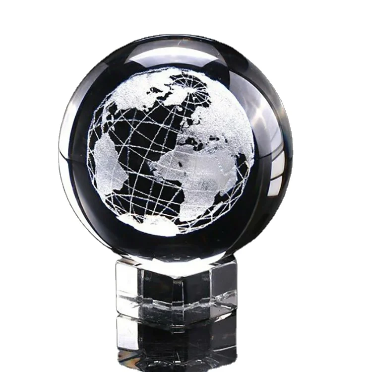 Custom logo Creative Christmas gifts glass snow crystal ball Poly resin cartoon animal ball