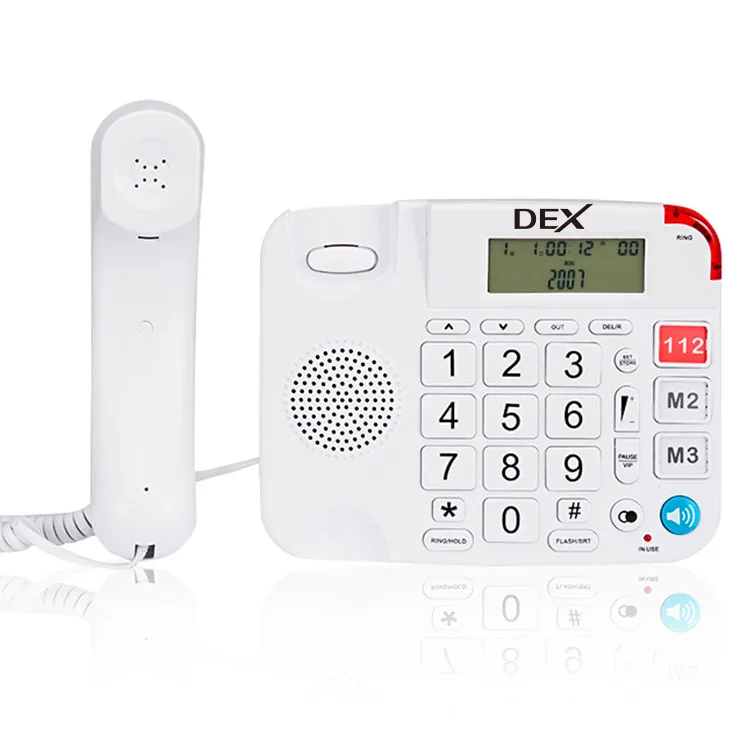 DEX corded telephone BIG KEY landline telephone home office