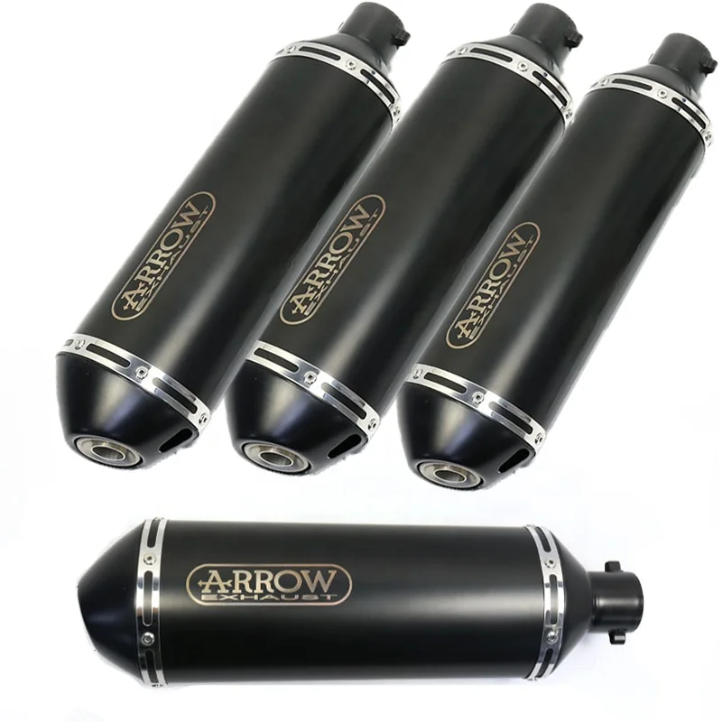 Универсальный 51 мм стрелочный мотоциклов выхлопных газов с дБ убийца для Honda cbr600 NC700 BJ600 690 Z1000 исчерпывающим