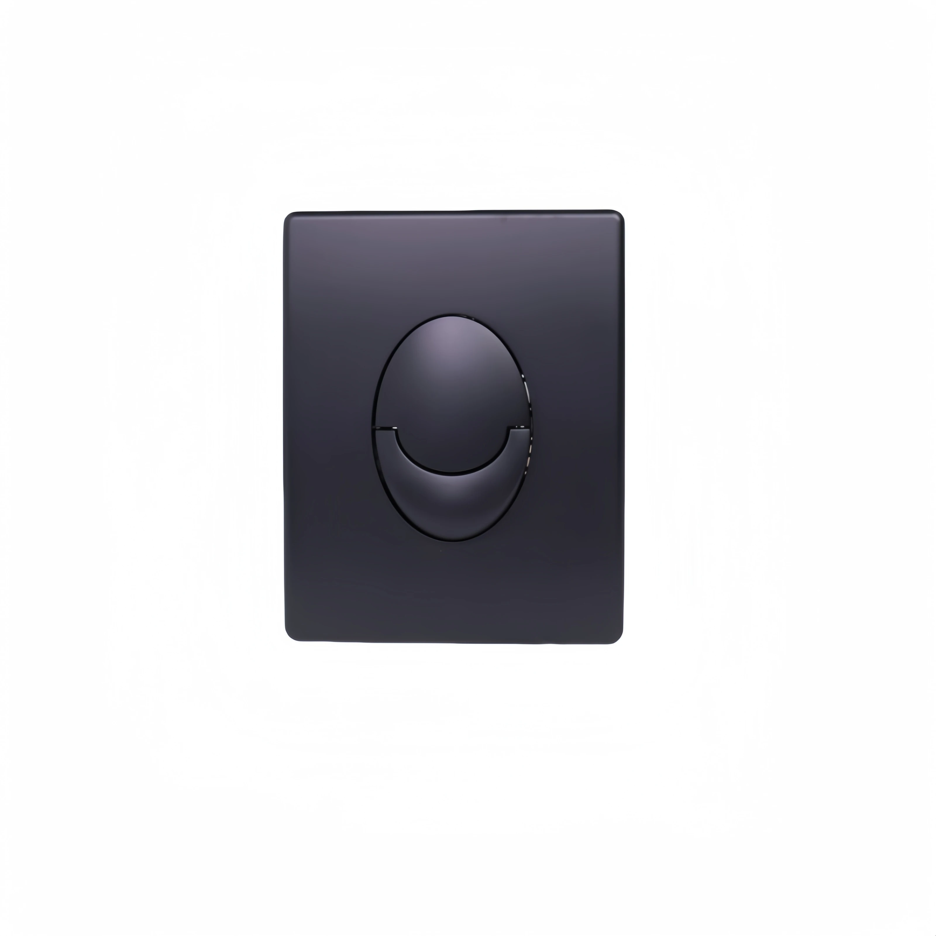 Matte Black Push Button WC Concealed Dual Flush Plate New Model and Color Dual Flush Tank Button for Concealed Cistern