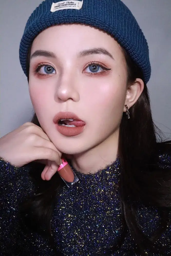 prescription contact lenses moisture korean material wild cat blue