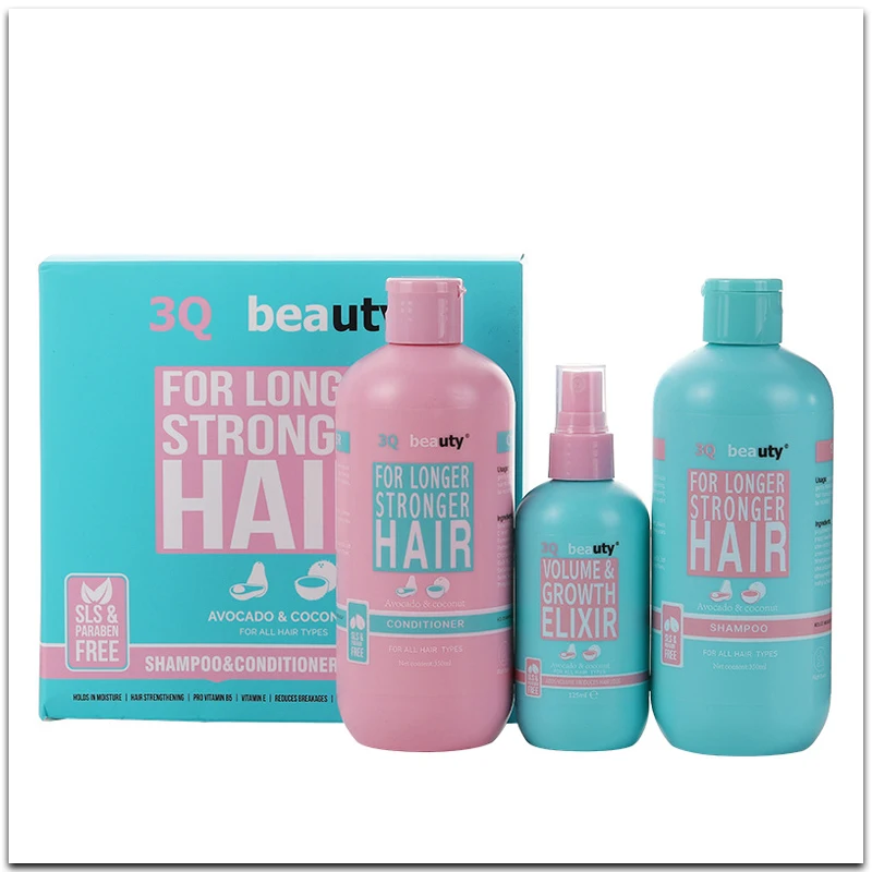 ODM/OEM 3Q beauty 3 в 1 гладкий аромат для более сильных волос шампунь и Кондиционер частная марка шампунь и Кондиционер