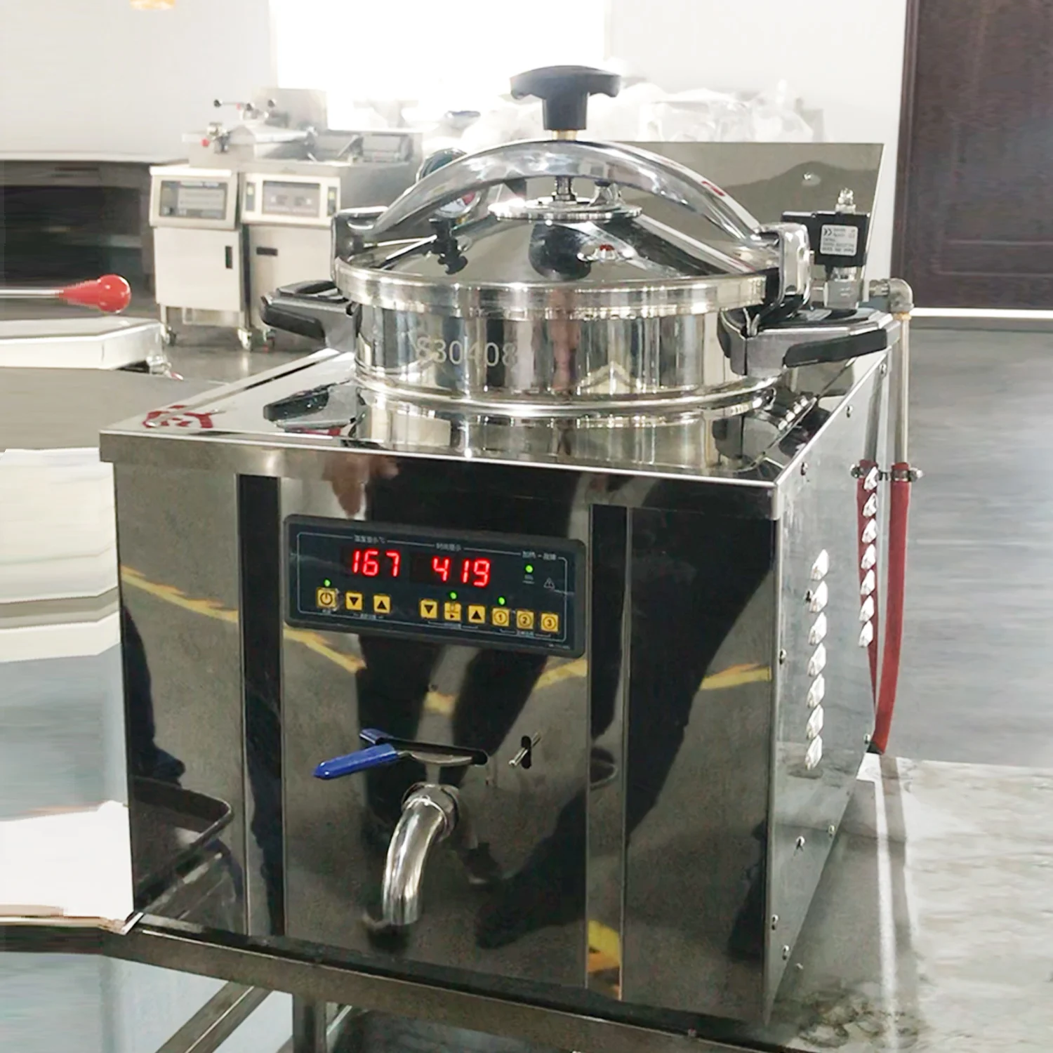MDXZ-22 22L Большие куриные столешница Масло Электрический большая машина для жарки курицы/фритюрницы henny
