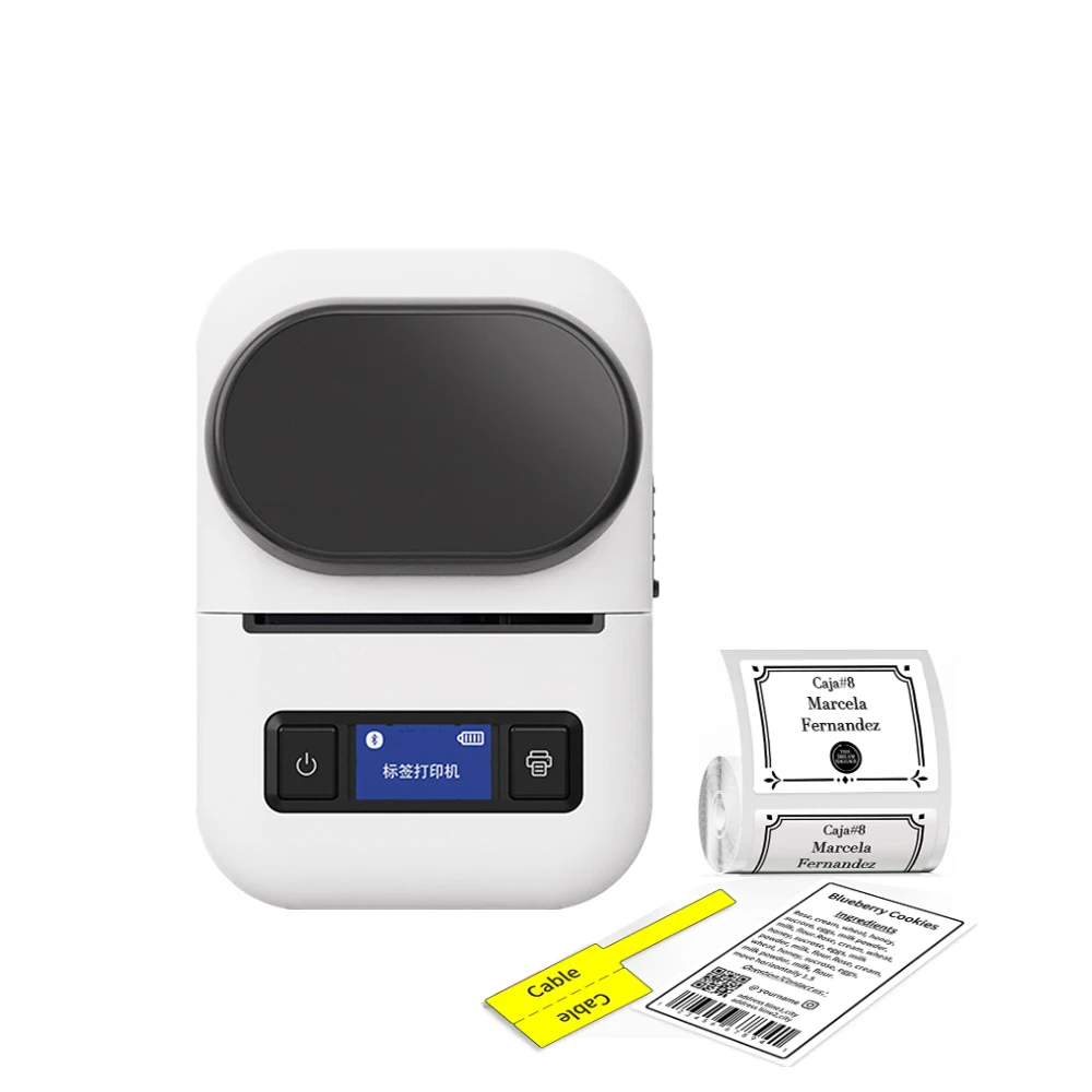 High Quality LOGO 20-50mm Thermal Smart Mini Printer Supermarket Food Printer Barcode Price label Mini Printer
