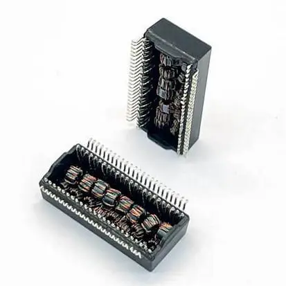 Free Sample Gigabit Network Filter Ethernet Isolation Magnetic Circuit SMD DIP Toroidal Electric LAN Transformer Module for PCBA