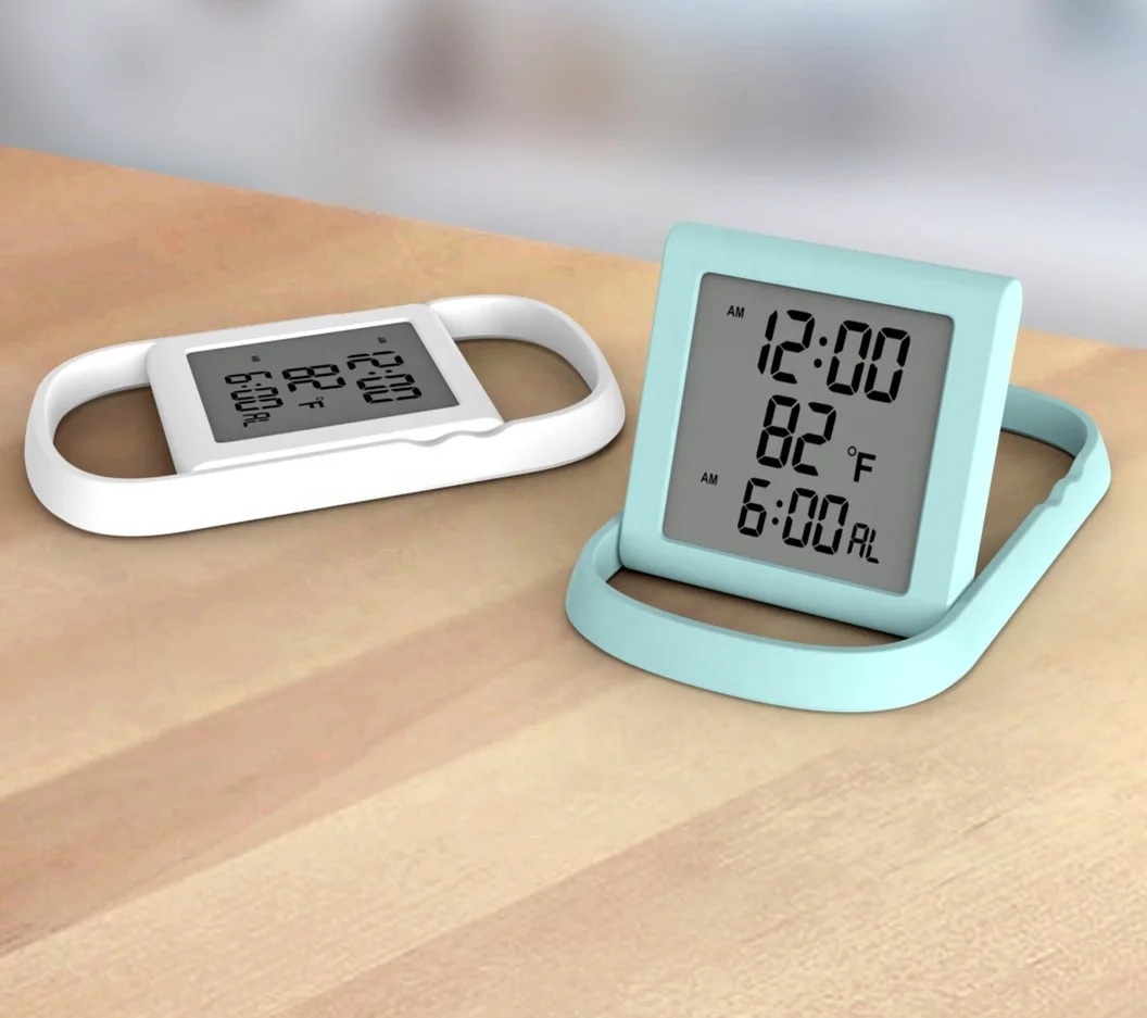 Multi-functional table alarm clock desk alarm clock with calendar and temperature display