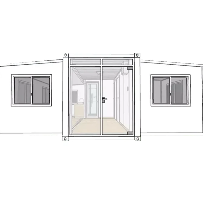 Стальная конструкция рама здание сборный дом расширяемый контейнерный