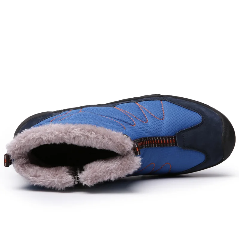 Мужские Водонепроницаемые ботинки для снега, повседневная одежда, армейские ботинки в повседневном стиле, походные ботинки для улицы, ботильоны для зимы