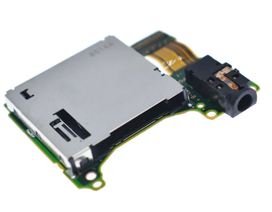 Game Slot Card Reader Socke For  NS Switch Game Console Repair Parts Game Card with Headphones Port