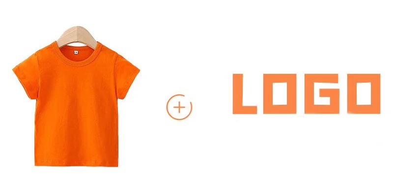
Wholesale Custom Summer Childrens Short-sleeved T-shirt Cotton Baby Boy Plain Blank T-shirts For Boys And Girls 