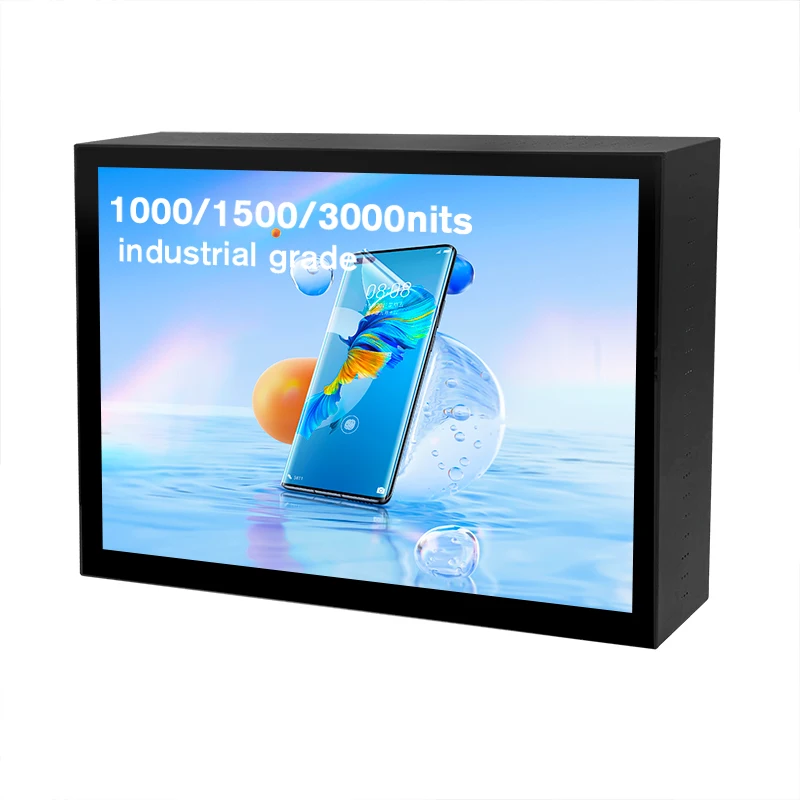 32 43 50 55 65 Inch Outdoor IP65 Signage Display Touch Screen Commercial Digital Media Player Wall Mount Lcd Digital Signage