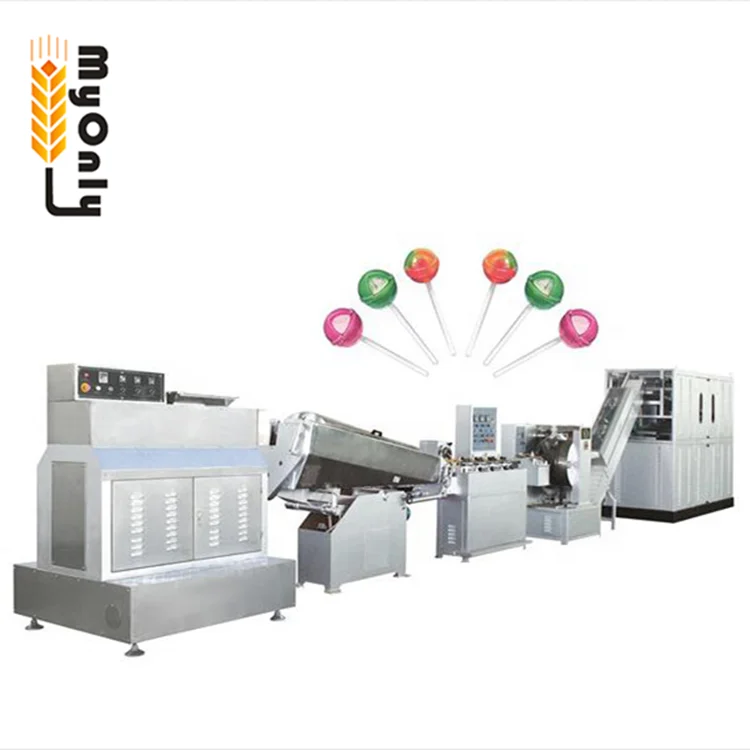 Industrial Full Automatic Lollipop Making Machine Sweet Hard Lollipop Production Line
