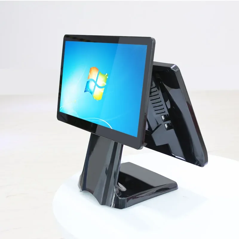 15.6 inch touch double two screen POS